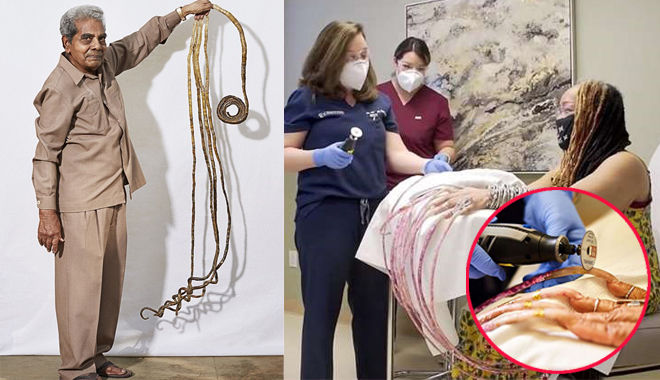 Số phận những bộ móng tay dài và độc đáo nhất thế giới sau khi bị cắt