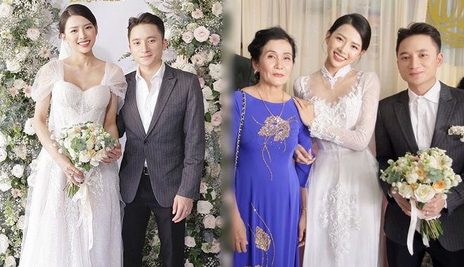 Vợ Phan Mạnh Quỳnh xinh đẹp tựa nàng thơ trong lễ cưới ở Nha Trang