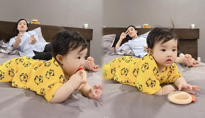 Chỉ là cameo nhưng Đông Nhi pose dáng lấn lướt cả ái nữ