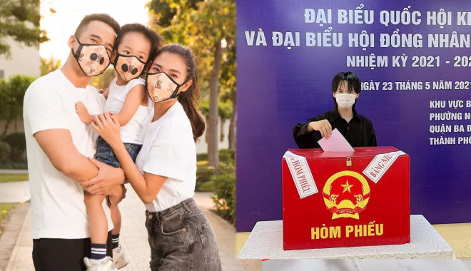 Dàn sao Việt trên cả nước thức sớm, nô nức đi bầu