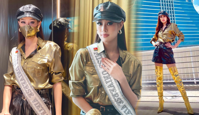 Khánh Vân nhập cuộc Miss Universe với phong cách nữ điệp viên
