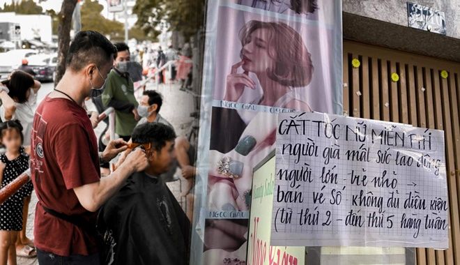 Sài Gòn dễ thương muốn xỉu: Thêm tiệm tóc miễn phí cho người nghèo