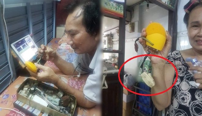 Thương vợ, chồng chế máy rửa mặt bá đạo: "ông dám sửa tui dám xài"