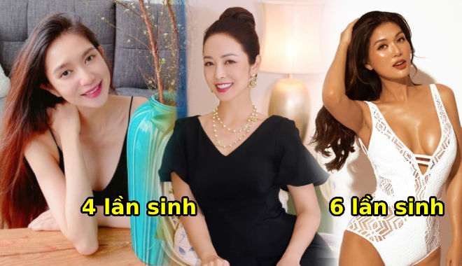 4 mỹ nhân Việt đi ngược quy luật của tạo hoá: Càng đẻ nhiều càng đẹp