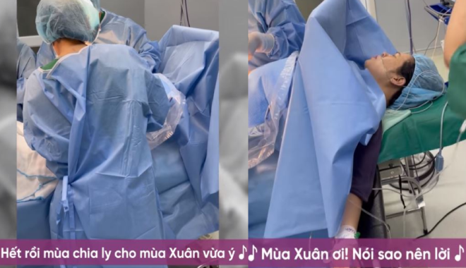 Cô giáo thanh nhạc hát không chênh phô 1 nốt nào trong phòng sinh mổ