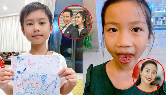 Tài lẻ của con sao Việt: Con trai Lý Hải - Minh Hà vẽ siêu đẹp