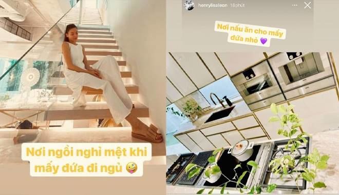 Hà Hồ hé lộ những góc "đắt giá" ở biệt thự mới liên quan tới Leon-Lisa