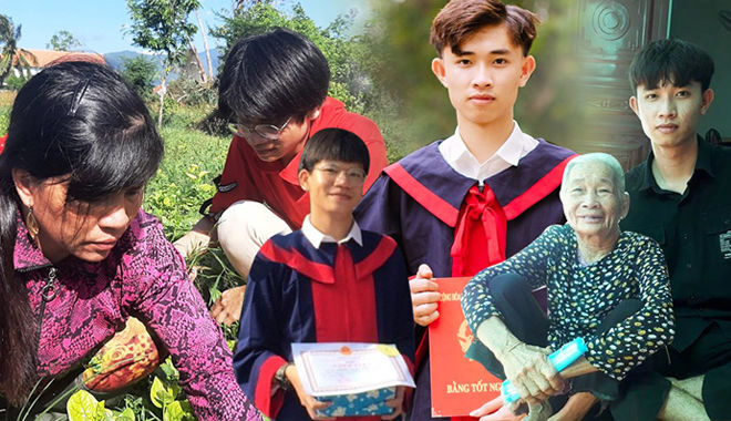 Hai thủ khoa đặc biệt: người lớn lên từ hàng rau của mẹ, người bà nuôi