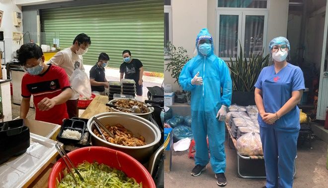 Bếp cơm từ thiện hỗ trợ SG chống dịch: "Vì nơi này đã nuôi sống mình"