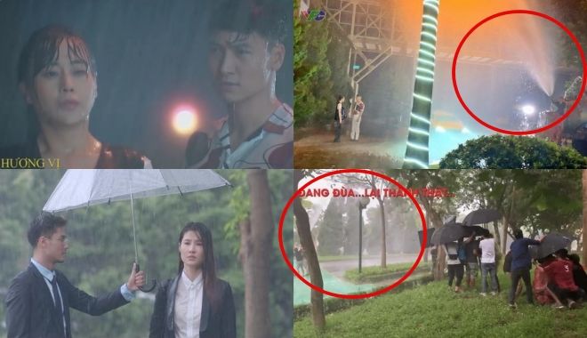 Cảnh lãng mạn dưới mưa trong phim Việt lâu nay hoá ra chỉ là cú lừa