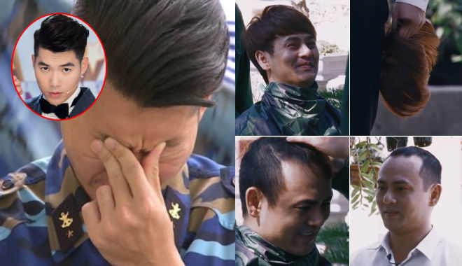 7749 biểu cảm của sao nam Việt khi cắt tóc 3 phân trong quân ngũ