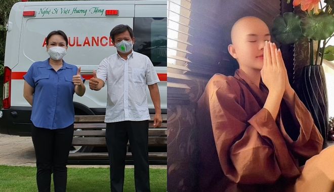 Sao Việt 24h: Việt Hương tặng giao xe cứu thương, Châu Bùi xin lỗi