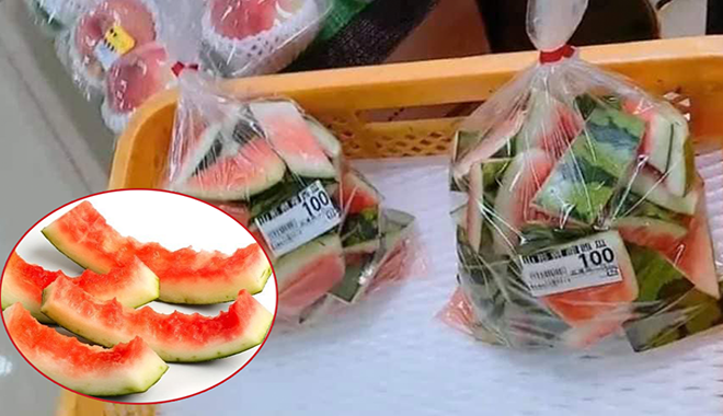 Sửng sốt khi siêu thị Nhật Bản bán một món là đồ bỏ ở VN
