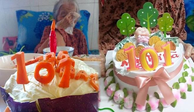 Xúc động: con rể làm bánh tặng mẹ nhân SN 101 tuổi trong khu phong toả
