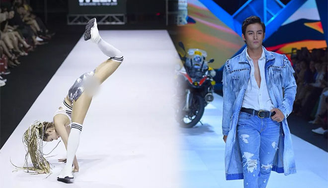 Những lần catwalk “tạo nét” của sao Việt: Minh Hằng nhào lộn hỏng