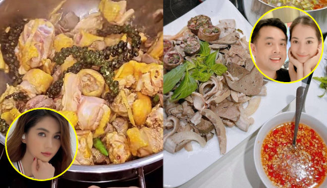 Sao Việt ăn gì hôm nay: món ăn với thịt gà "lên ngôi"