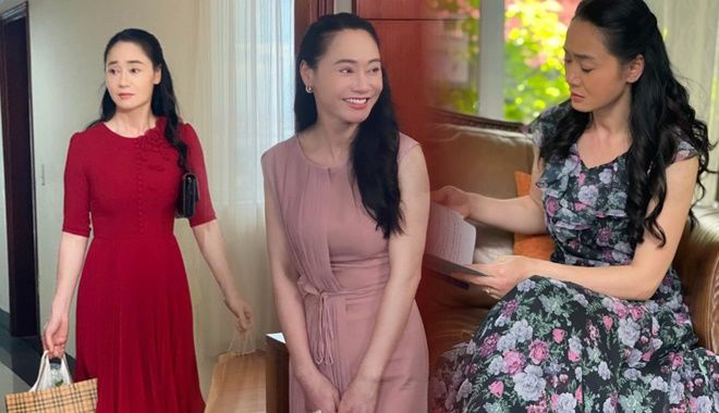 Bà Xuân về cuối phim càng mặc đẹp, hội chị em thi nhau hỏi chỗ mua váy