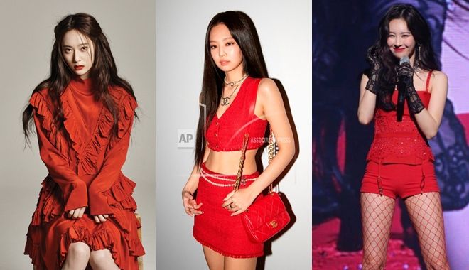 "Đại tiệc" thời trang màu đỏ của sao Hàn: Jennie, Sunmi có bị lấn át?