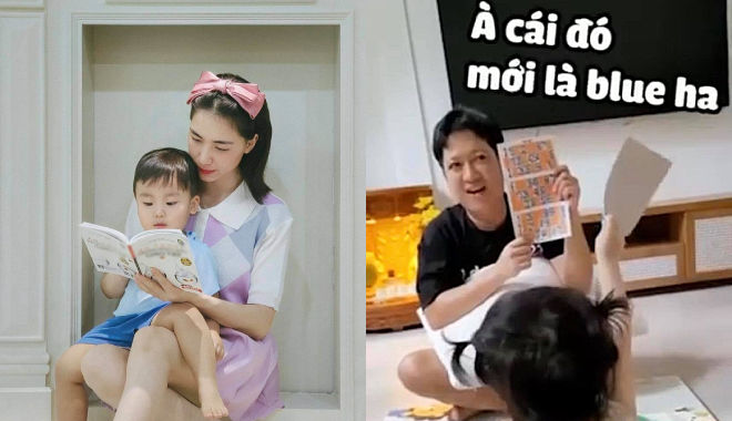 Nhóc tỳ Vbiz học sớm: Bé Bo dẫn đầu, con gái Trường Giang không kém