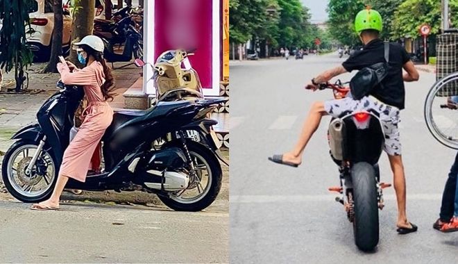 Chân ngắn lại thích "đánh đu" xe cao, xem màn “hạ cánh” hài hước cực