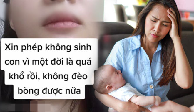 Người trẻ lười sinh con: "Quá khổ rồi không đèo bòng được nữa"