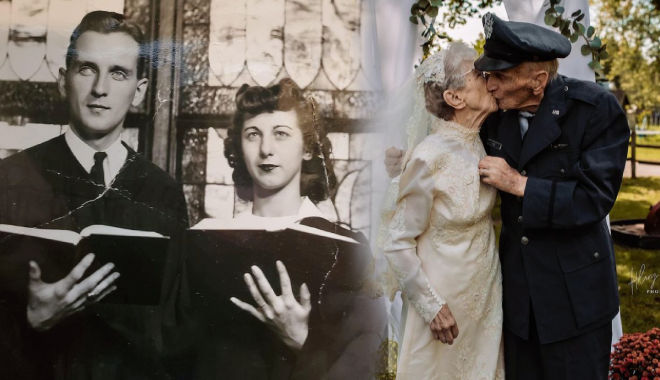 Đám cưới của đôi vợ chồng U100 tại viện dưỡng lão sau 77 năm bên nhau