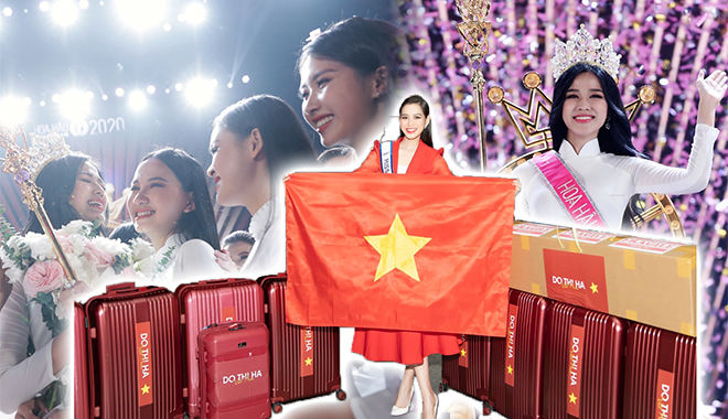 Đỗ Thị Hà lên đường dự thi Miss World sau đúng một năm đăng quang