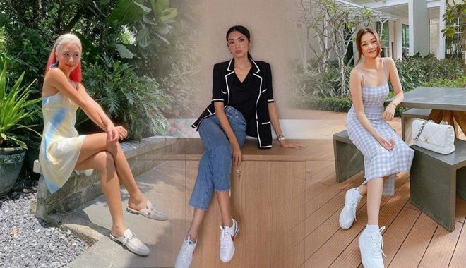 Học lỏm công thức diện đồ của mỹ nhân Việt để đi giày bệt vẫn cao