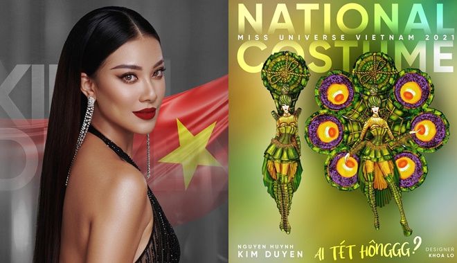 Sau bánh mì, đại diện Việt Nam mang bánh tét đến Miss Universe 2021