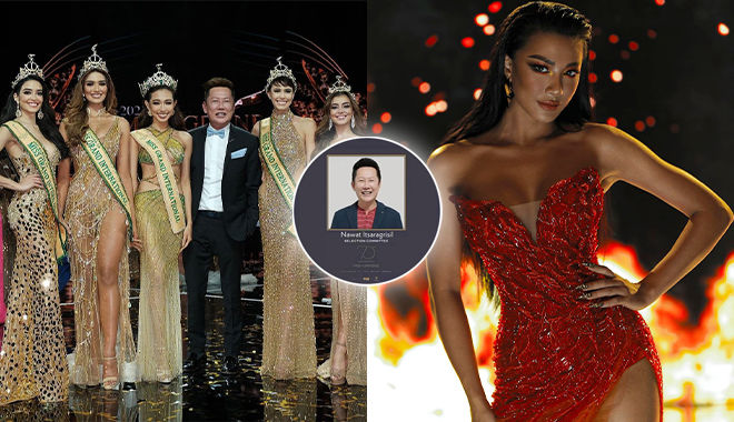 Chủ tịch Miss Grand International chấm thi Miss Universe 2021