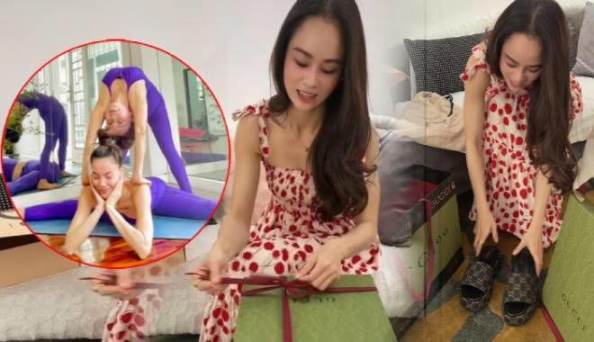 "Cô giáo yoga" đập hộp quà hiệu hơn chục triệu từ Hồ Ngọc Hà