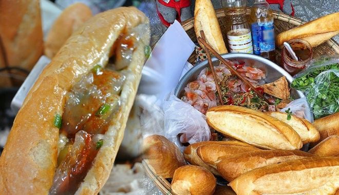 Không phải pate, người Đà Nẵng ăn bánh mì kẹp bánh bột lọc! 