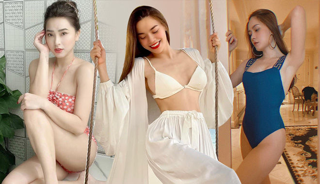 Khi các "bà mẹ 3 con" Vbiz diện đồ tắm: Đoàn Di Băng, Hà Hồ ai hơn ai?