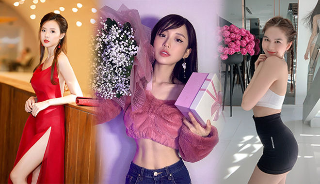 Lại có người "vượt mặt" Ngọc Trinh: Midu khoe eo vỏn vẹn 54cm