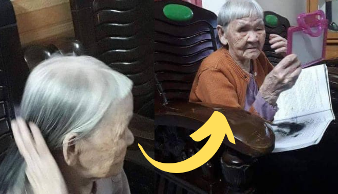 Cháu gái cắt mái ngố cho ngoại ăn Tết: năm nay khỏi có lì xì