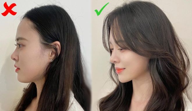 Kiểu tóc tạo góc nghiêng thần thánh cho chị em: Mái rèm cửa nữ tính