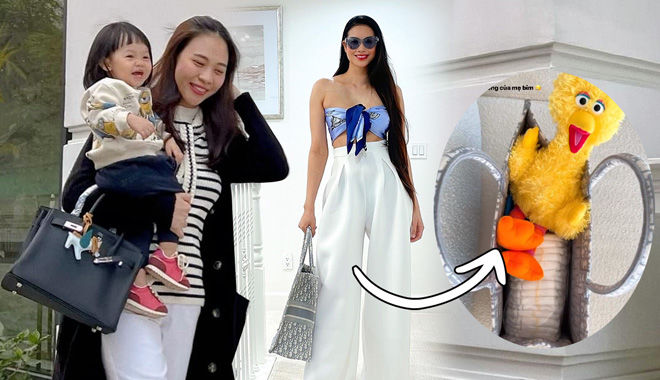 Mỹ nhân Việt chi trăm triệu mua túi hiệu chỉ để đựng bỉm cho con