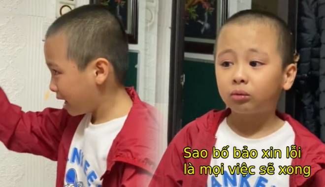 Cậu bé phân bì: "Mẹ làm vỡ đồ thì không sao còn con thì bố quát"