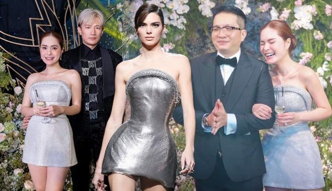 Di Băng cosplay Kendall "tới bến": Ngoài váy nửa tỷ còn có đầm ánh bạc