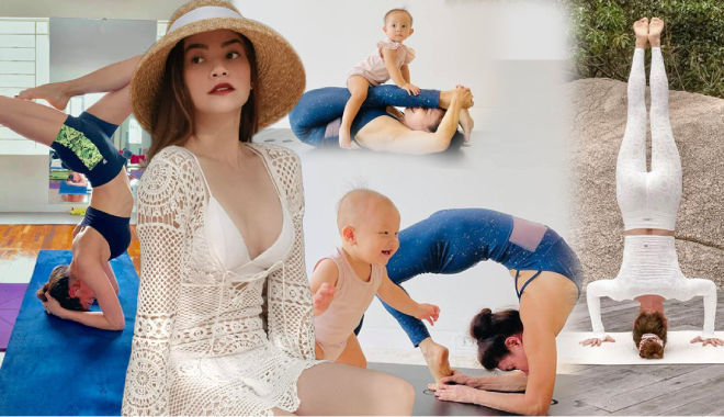 Hà Hồ quả là "bậc thầy" yoga: Gắn bó 10 năm, cân mọi tư thế khó