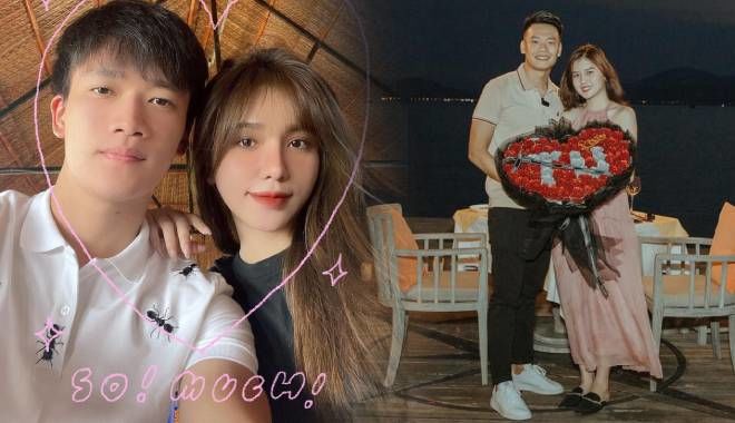 Hội cầu thủ Việt Nam đón lễ tình nhân: Thành Chung cầu hôn bạn gái