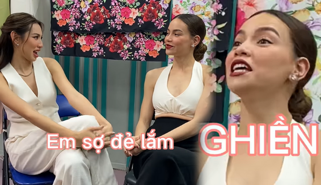 Thùy Tiên "lật mặt" khi nghe Hồ Ngọc Hà ''dọa'' bị ghiền đẻ
