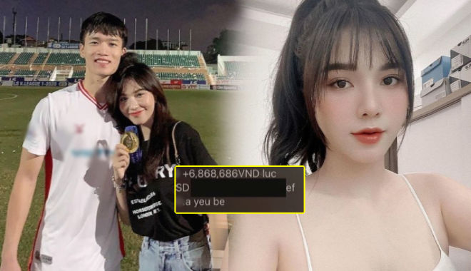 Vừa thắng trận trở về, cầu thủ Hoàng Đức chu đáo lì xì cho "nóc nhà"