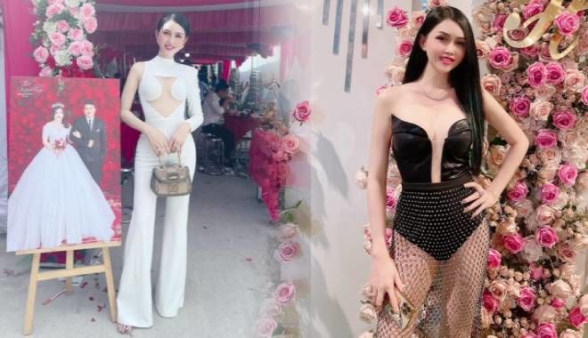 Xuất hiện hot girl lên đồ đi ăn cưới như đi bar: Cô dâu cũng phải e dè