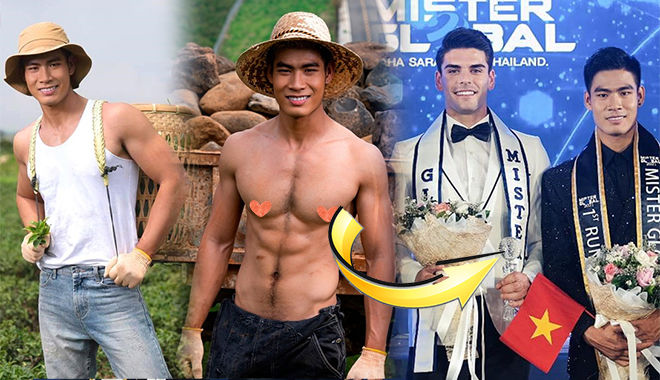 Chàng nông dân Khmer xuất sắc đăng quang Á vương 1 Mister Global 2022
