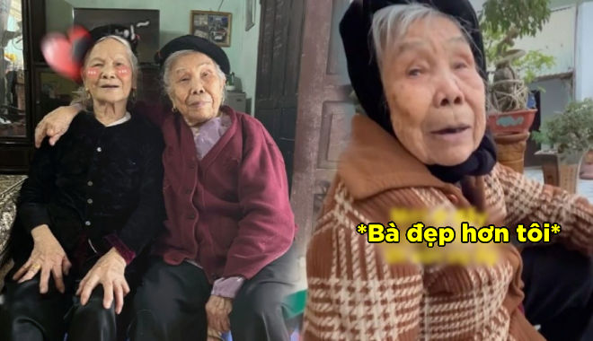 Hai cụ bà người 93, người 95 khen nhau đẹp: Ai cũng cần tri kỉ