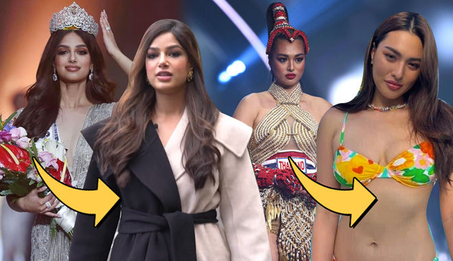 Nhan sắc tỷ lệ nghịch của Hoa hậu Thái Lan và Miss Universe 2021