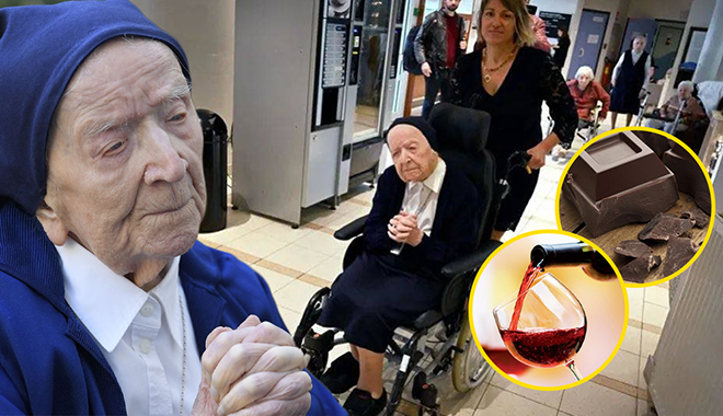 Cụ bà 117 tuổi sống lâu nhất thế giới: Ăn socola và uống rượu vang