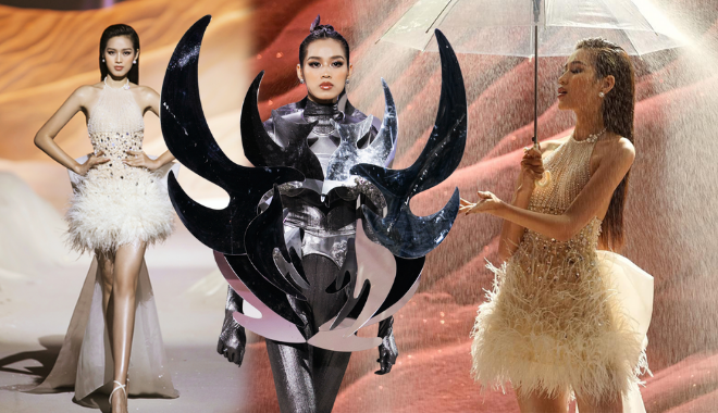 Đỗ Thị Hà tái xuất sau Miss World: Khoe đôi kiếm Nhật nuột nà