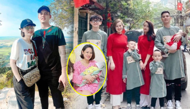 Mẹ trẻ 33 tuổi đã có 5 con, chồng chăm tất: Vợ rảnh rang, xinh đẹp